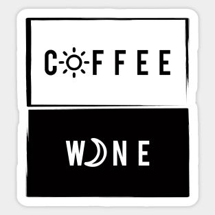 Coffee & Wine Sticker